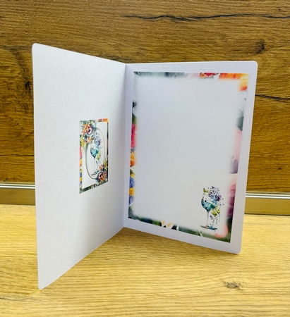 Wine Glass & Flowers Bumper Kit by Daniela Kalcheva