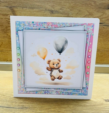 8X8 Mini Kit, Animals With Balloons by Daniela Kalcheva