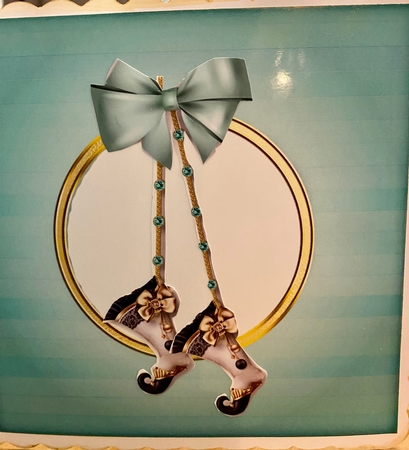 Foiled Parcel Teal - Valley in Winter by Darlene Handorff