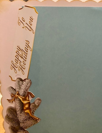 Foiled Parcel Teal - Valley in Winter by Darlene Handorff