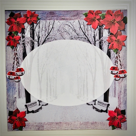 Tranquil Winter Scene 22 Insert by Darlene Handorff