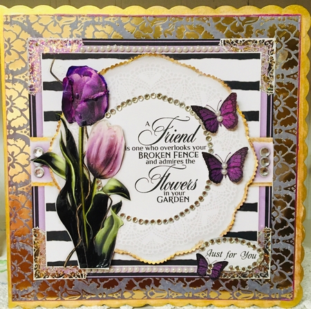 Friendship Tulips Mini Card Kit by Darlene Handorff