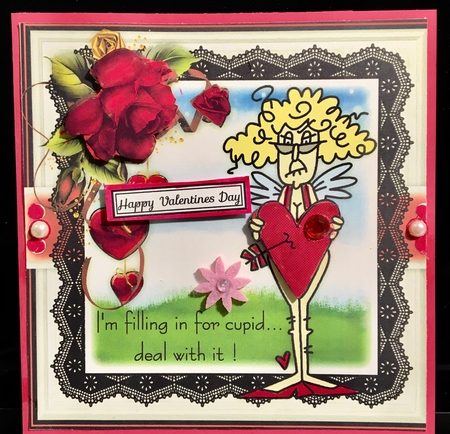 Cupid Stella Quick Card by Darlene Handorff