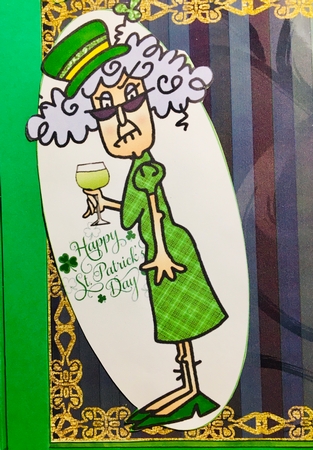 Stella irresistably irish quick card by Darlene Handorff