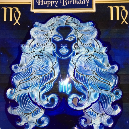 Virgo Quick Card Front by Darlene Handorff