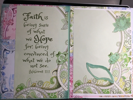 WORDS OF FAITH CUT & FOLD BUMPER KIT by Darlene Handorff
