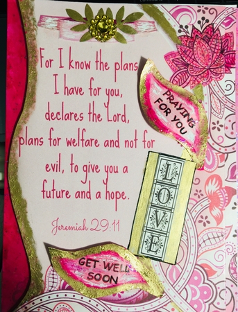 WORDS OF FAITH CUT & FOLD BUMPER KIT by Darlene Handorff