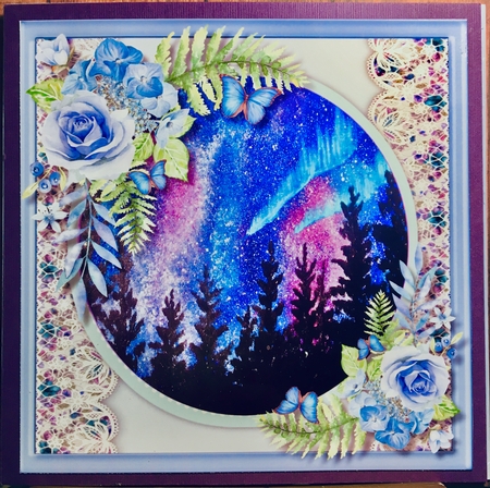 Blue Sky at  Night  by Darlene Handorff