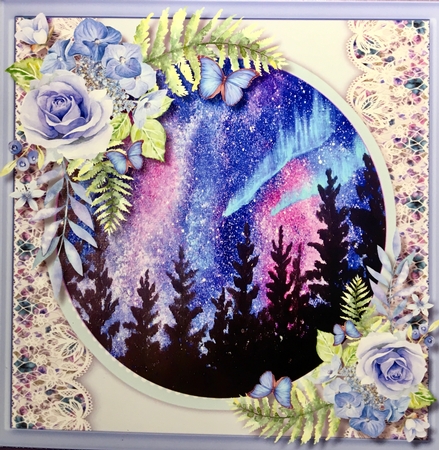 Blue Sky at  Night  by Darlene Handorff