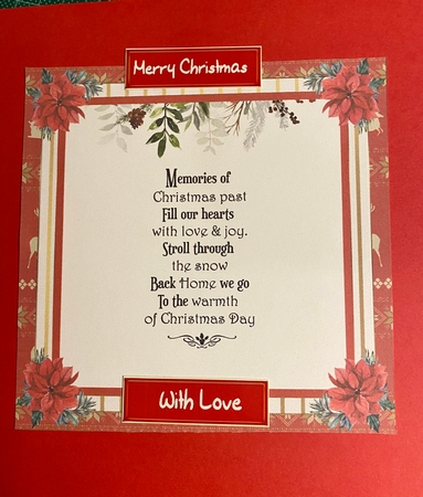 Christmas Poinsettia Insert 6 by Darlene Handorff