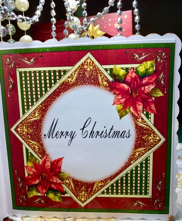 Santa and Mrs. Claus Insert Merry Christmas by Darlene Handorff