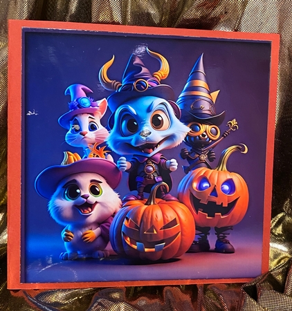Halloween Animals Quick Card by Darlene Handorff