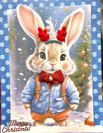 EW A4 Xmas Bunny 01 by Darlene Handorff