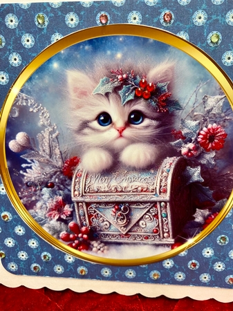 Christmas Kitten Mail by Darlene Handorff