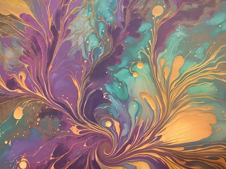 Mardi Gras Colored Papers by Darlene Handorff