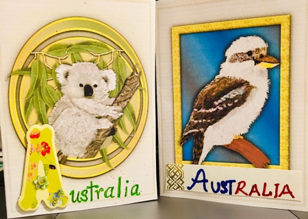 Australian Koala and Kookaburra Notelets by Darlene Handorff