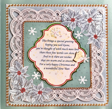 Blue Rooftops Daughter in Law 8in Sentiment Topper by Darlene Handorff