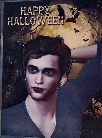 Happy Twilight Halloween + Decoupage by Darlene Handorff