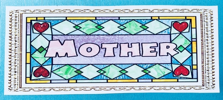 Stained Glass Mother by Darlene Handorff