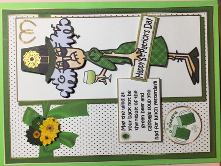 Stella Sends St Patrick's Day Greetings by Darlene Handorff