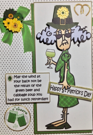 Stella Sends St Patrick's Day Greetings by Darlene Handorff