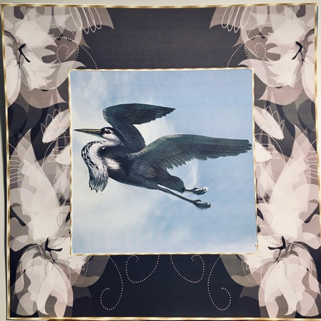 Blue Sky & Clouds (2) Background Sheet Backing by Darlene Handorff