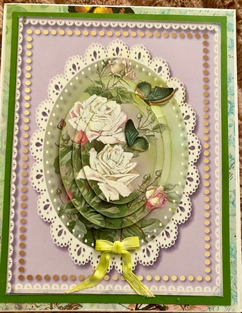 Beautiful White Roses in Pyramid ,6 by Darlene Handorff