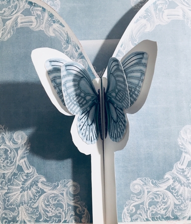 Dteal Butterfly Birthday Friend 3D Gatefold Butterfly Mkit by Darlene Handorff
