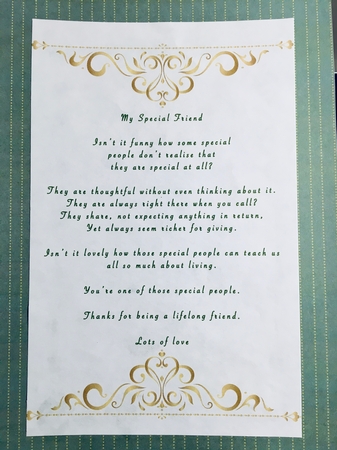 My Special Friend by Darlene Handorff