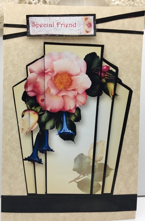 Art Deco Stacker - Midnight Garden by Darlene Handorff