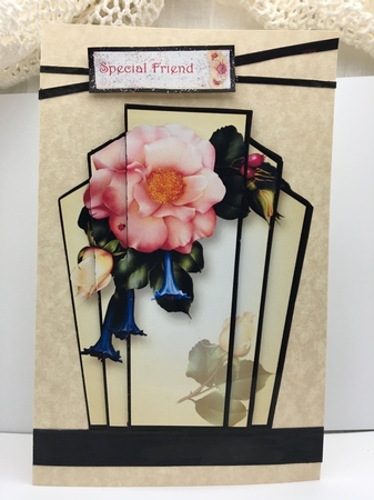 Art Deco Stacker - Midnight Garden by Darlene Handorff