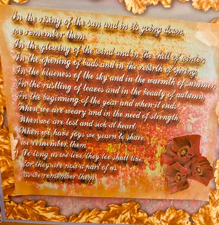 Rememberance 8x8 a by Darlene Handorff