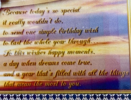 Tranquil Birthday Moments A by Darlene Handorff