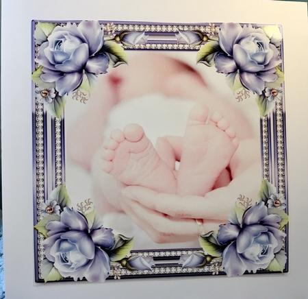 Adorable Baby Boy Toes 8x8 by Darlene Handorff
