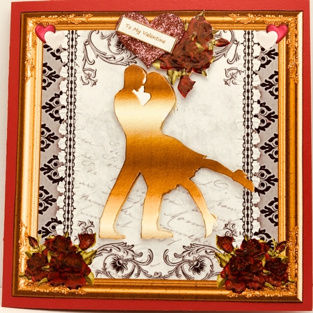 Anniversary Couple Decoupage Topper 4 by Darlene Handorff