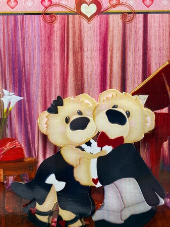 We can dance all night Valentine/Anniversary Decoupage Topper by Darlene Handorff