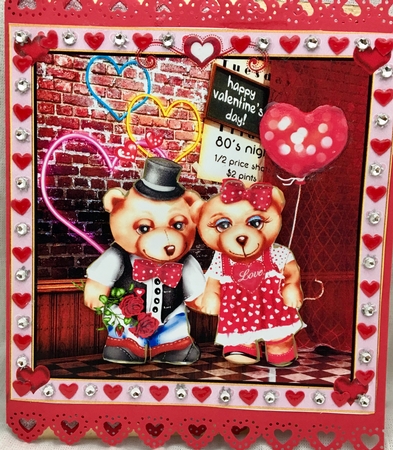 Happy Valentines Day Topper 1 by Darlene Handorff