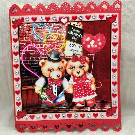 Happy Valentines Day Topper 1 by Darlene Handorff