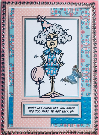 Stella - Dont Let Aging Get You Down (Shabby Chic Colors) by Darlene Handorff