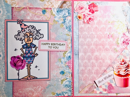 Stella - Dont Let Aging Get You Down (Shabby Chic Colors) by Darlene Handorff