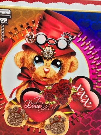 Retro Bears Valentine Kit.1 by Darlene Handorff