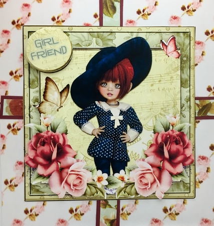 Mini Kit - Pretty Girl #4 For Birthday and lots of occasions by Darlene Handorff
