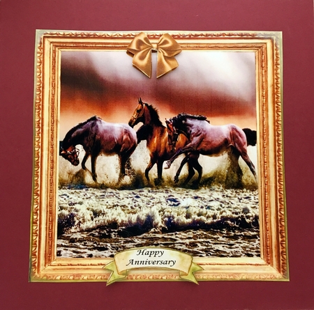 RUNNING HORSES MULTI SENTIMENTS by Darlene Handorff