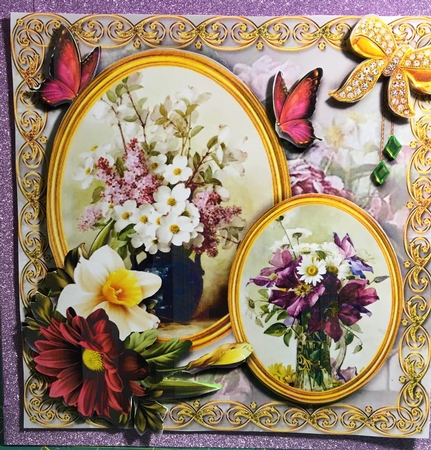 Floral Panels 1 - Mixed Flowers by Darlene Handorff
