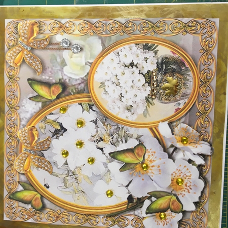 Floral Panels 1 - White Blossom by Darlene Handorff