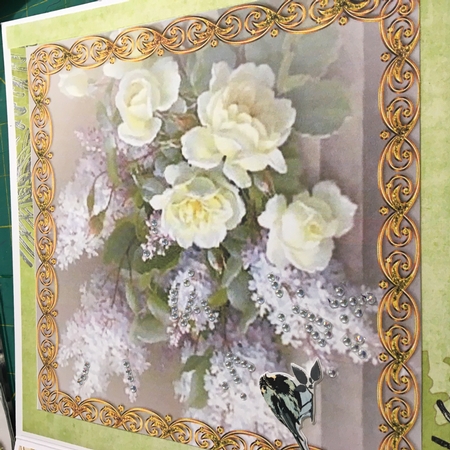 Floral Panels 1 - White Blossom by Darlene Handorff