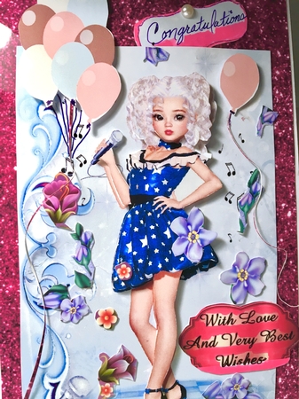 Sweet Little Super Star Topper & Decoupage by Darlene Handorff