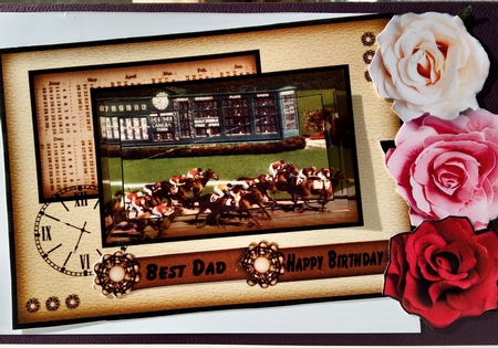 Going to the Horse Races Pyramid by Darlene Handorff