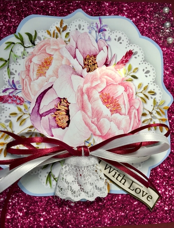 6x6  glitter backgrounds by Darlene Handorff