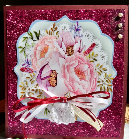 6x6  glitter backgrounds by Darlene Handorff